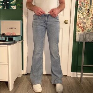 H&M Light Blue Flare Jeans